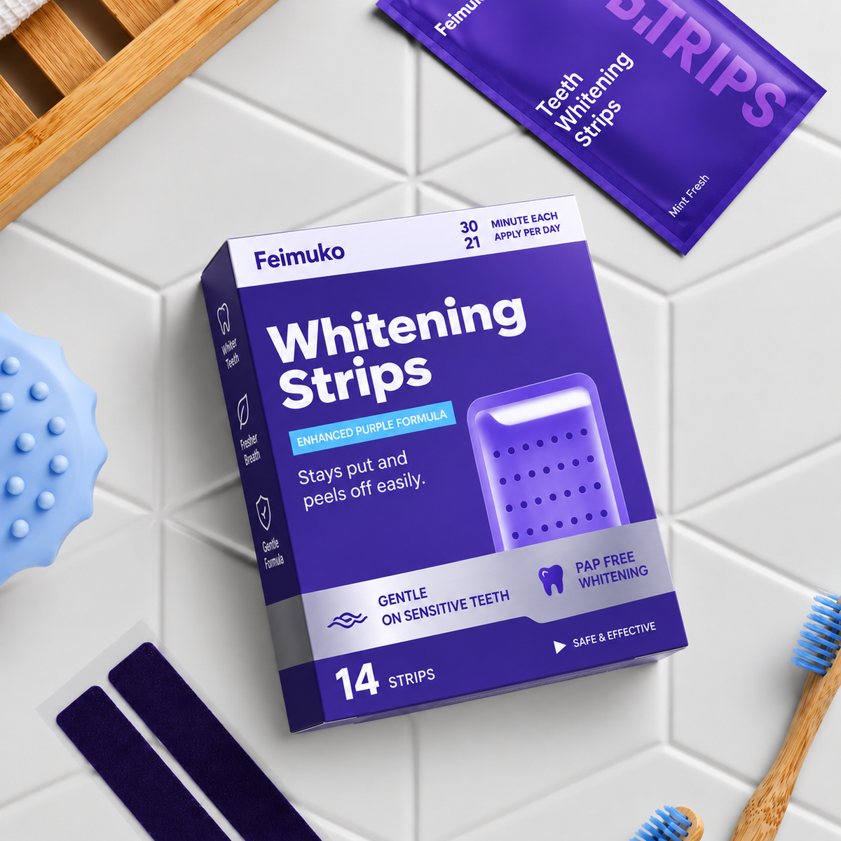 Dr Dent Purple Teeth Whitening Strips
