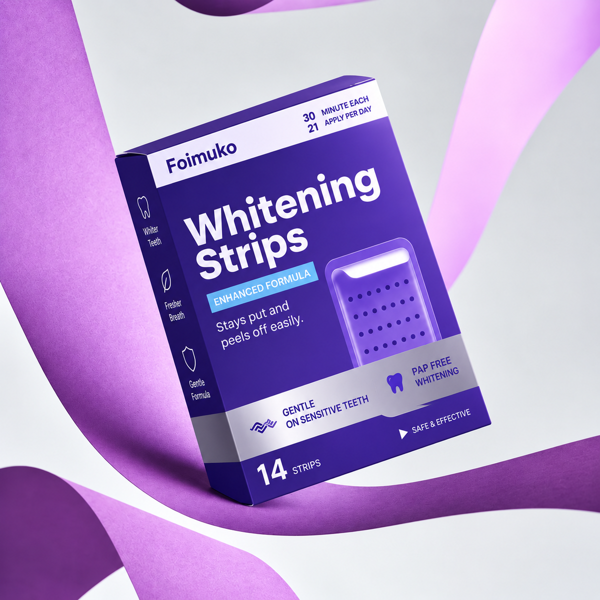 Dr Dent Purple Teeth Whitening Strips