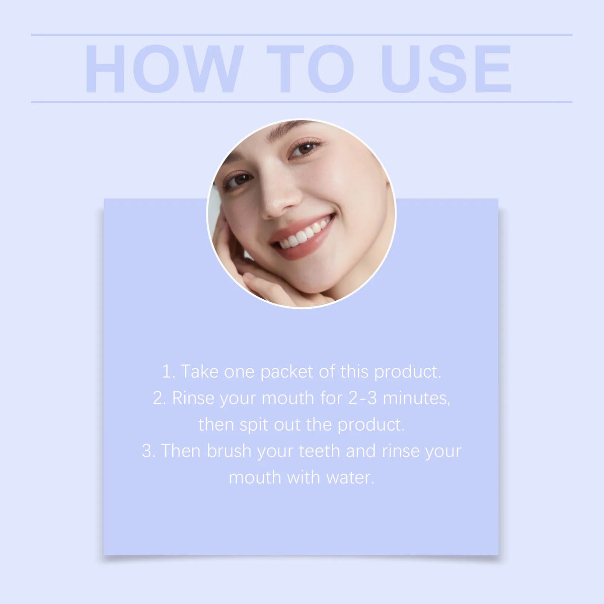 Purple Whitening Mouthwash Sachets